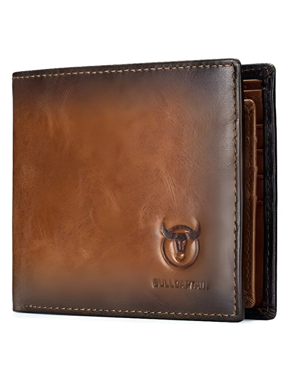 RFID Wallets for Men Slim Bifold Genuine Leather Front Pocket
